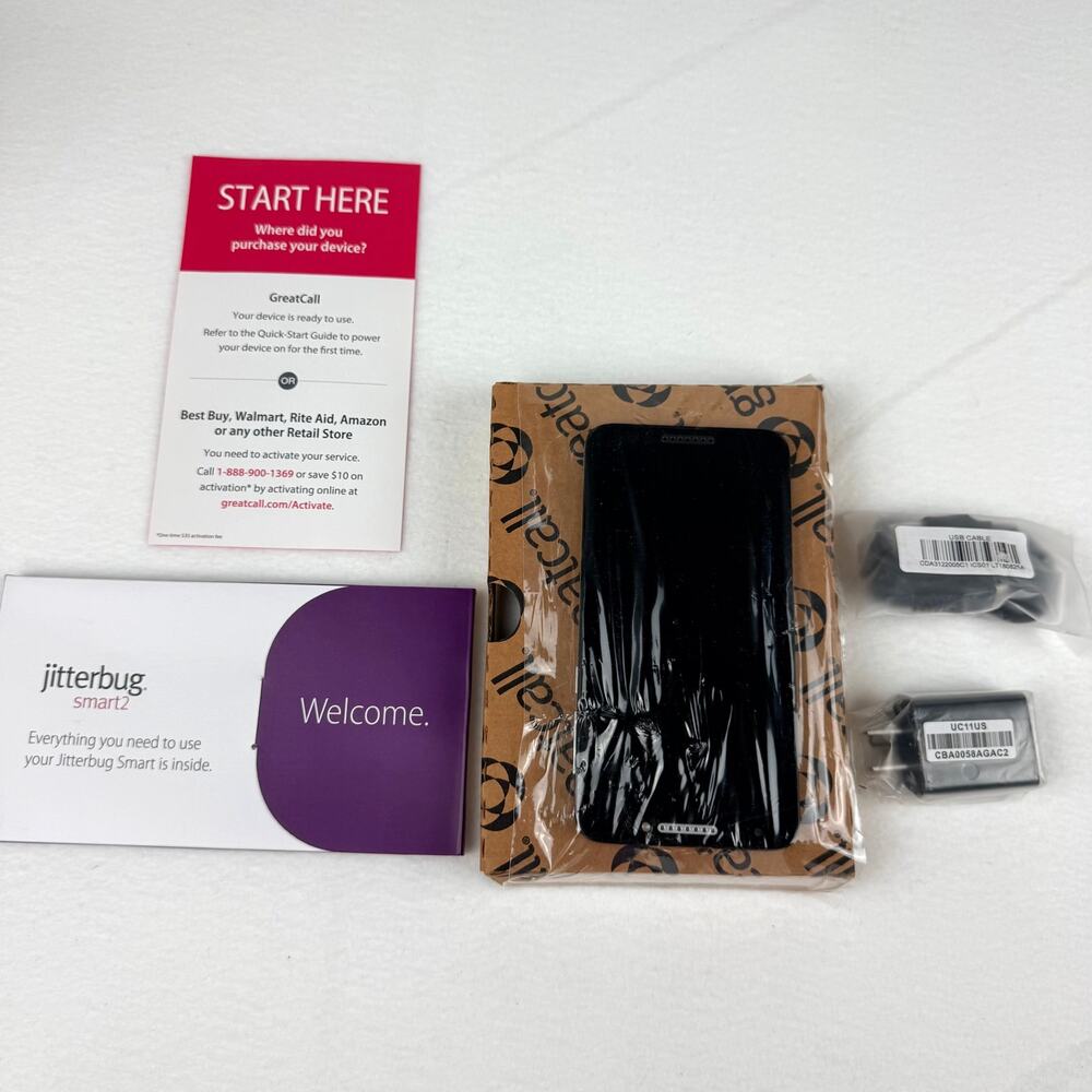 Jitterbug Smart2 Smartphone New in Box Senior Easy Use Android Phone